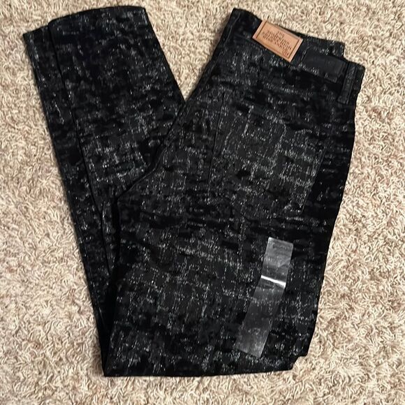 Polo Ralph Lauren- Women’s Black and Silver Jeans - Size 29